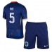 Maillot de foot Pays-Bas Nathan Ake #5 Extérieur vêtements enfant Europe 2024 Manches Courtes (+ pantalon court)